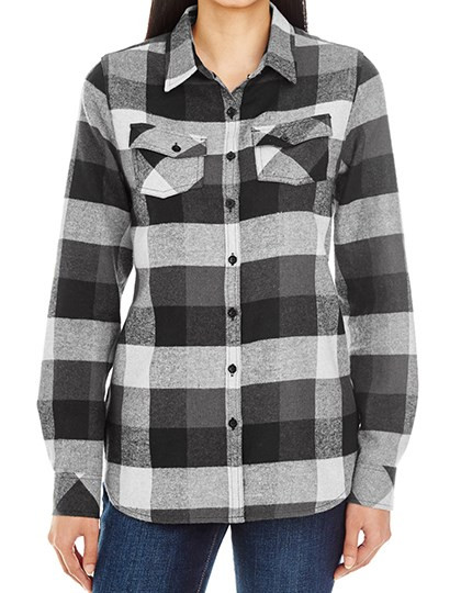 Burnside - Ladies´ Woven Plaid Flannel Shirt