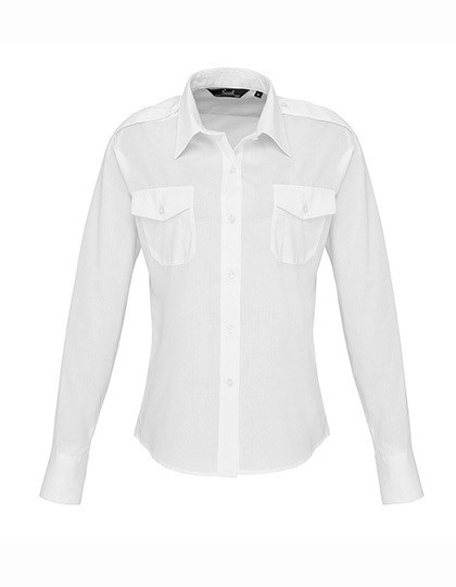 Premier Workwear - Women´s Long Sleeve Pilot Shirt