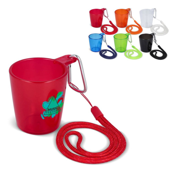 Festival-Shotglas mit Lanyard