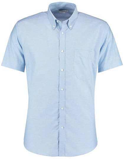 Kustom Kit - Men´s Slim Fit Workwear Oxford Shirt Short Sleeve