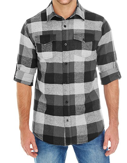 Burnside - Woven Plaid Flannel Shirt
